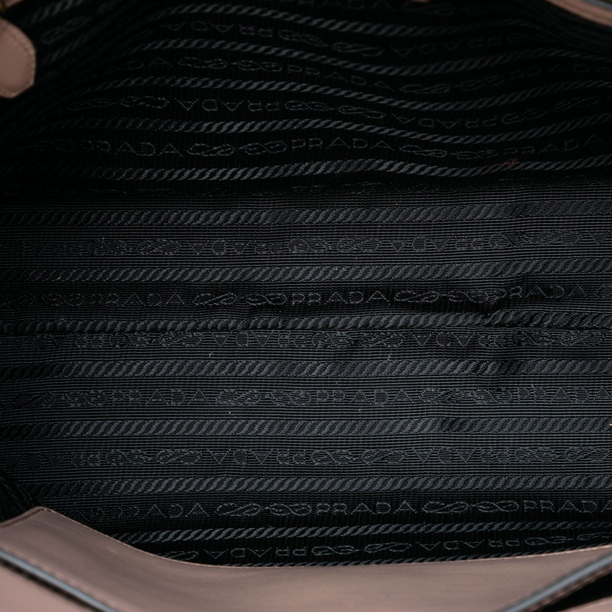 Prada Soft Calf Trimmed Saffiano Lux Open Convertible Tote Size ONE SIZE - 4 Thumbnail