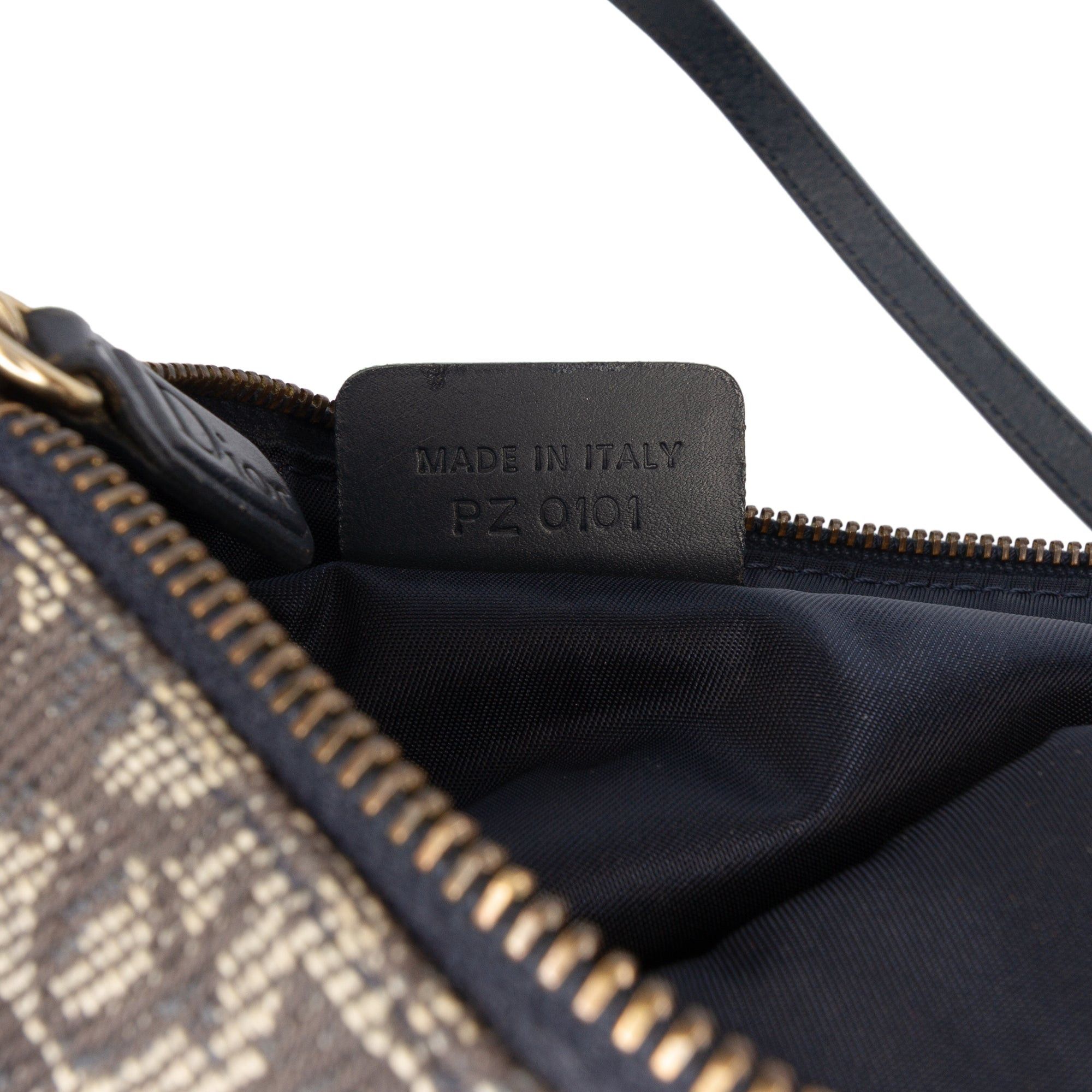 Dior Mini Diorissimo Canvas Saddle Pochette Size ONE SIZE - 6 Thumbnail