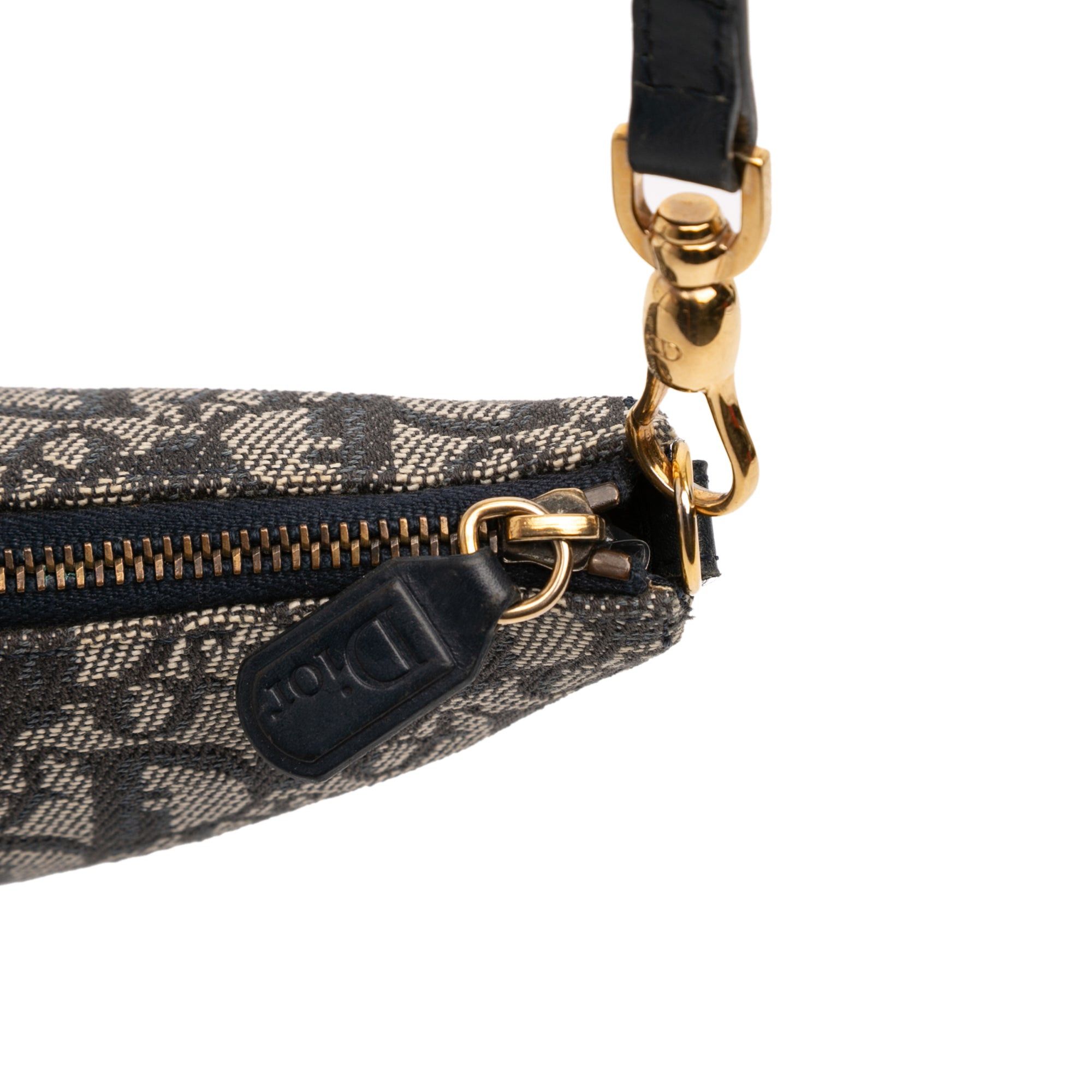 Dior Mini Diorissimo Canvas Saddle Pochette Size ONE SIZE - 7 Thumbnail