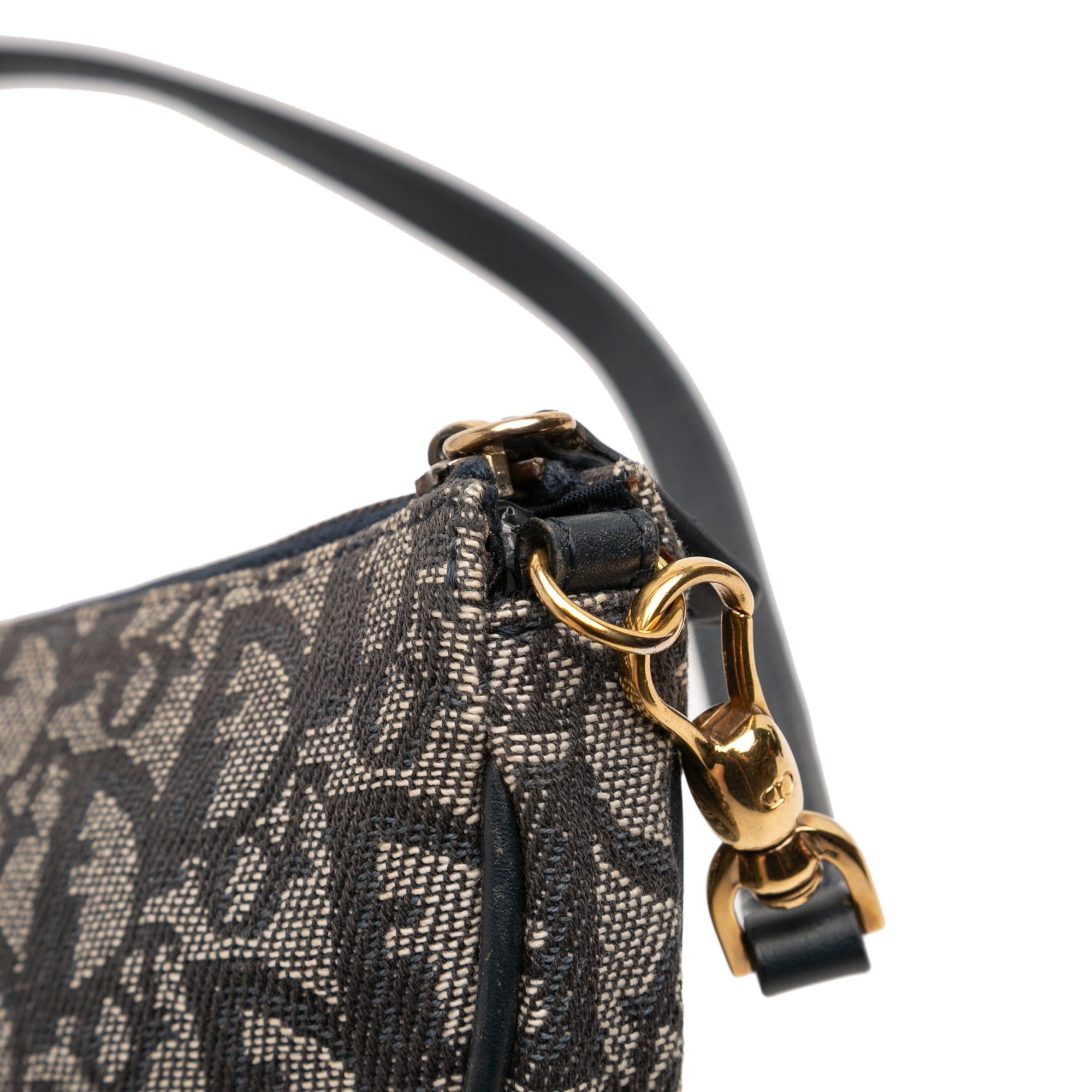 Dior Mini Diorissimo Canvas Saddle Pochette Size ONE SIZE - 8 Thumbnail