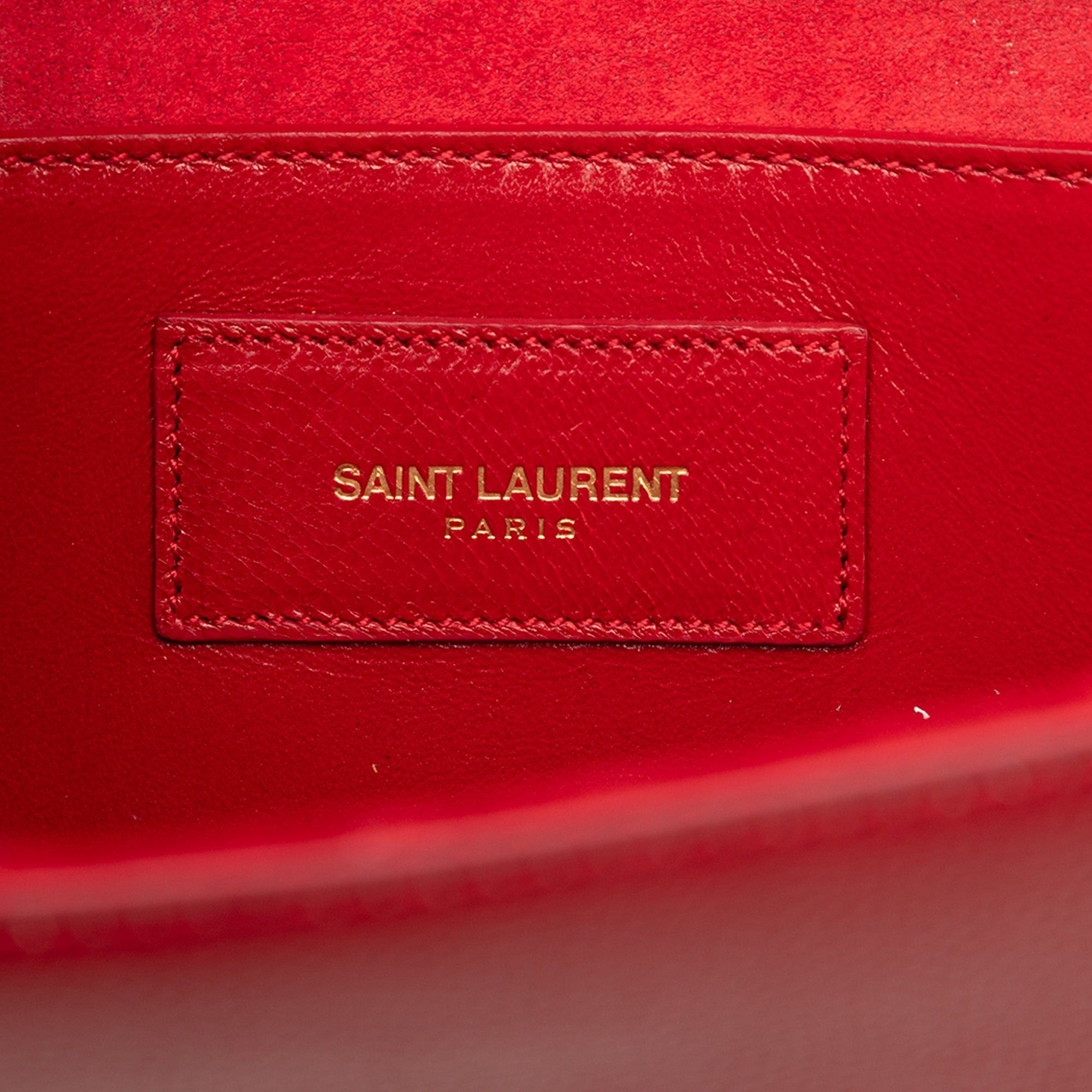 Saint Laurent Paris Grain de Poudre Monogram Cassandre Clutch Size ONE SIZE - 5 Thumbnail