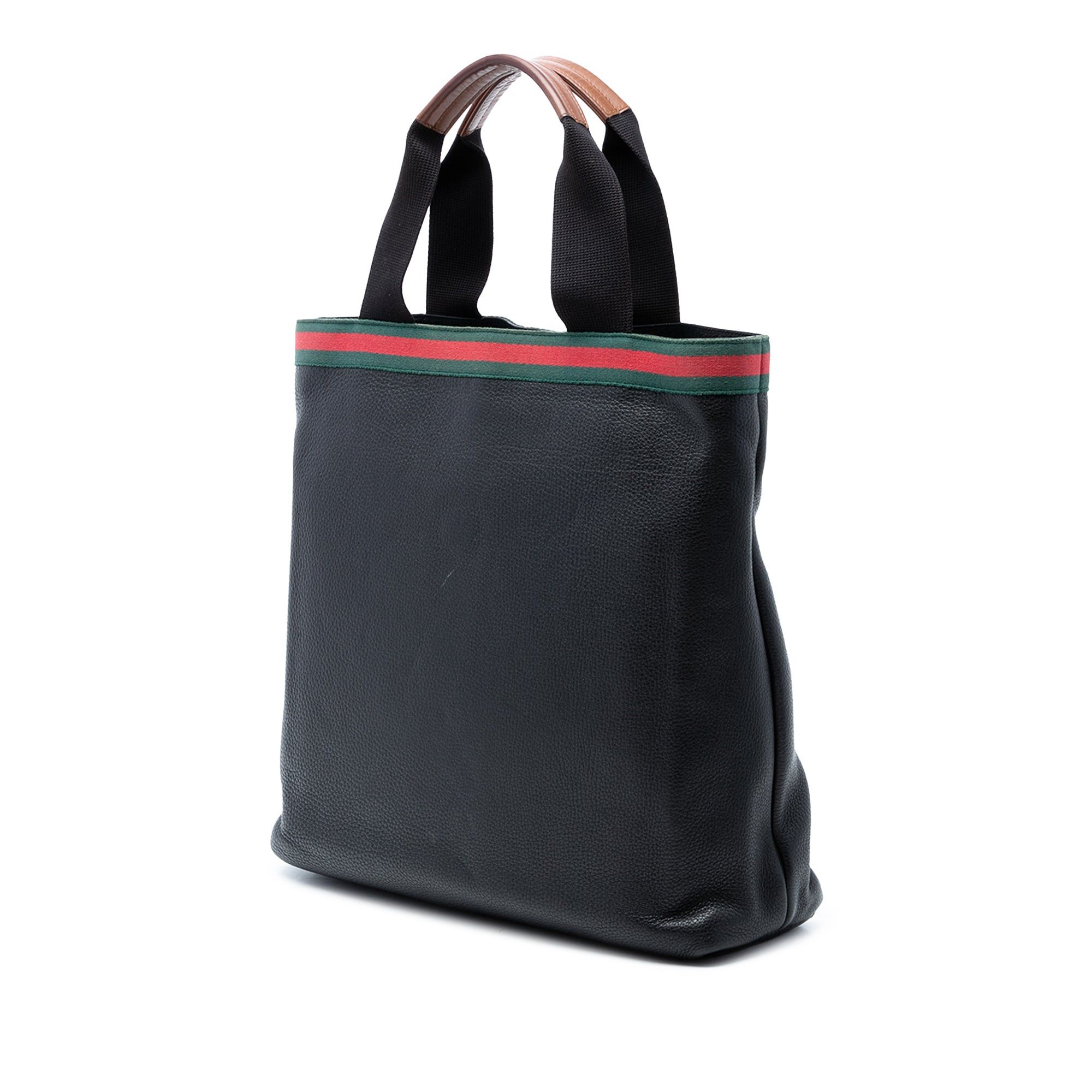 Gucci Leather Web Tote Size ONE SIZE - 2 Thumbnail