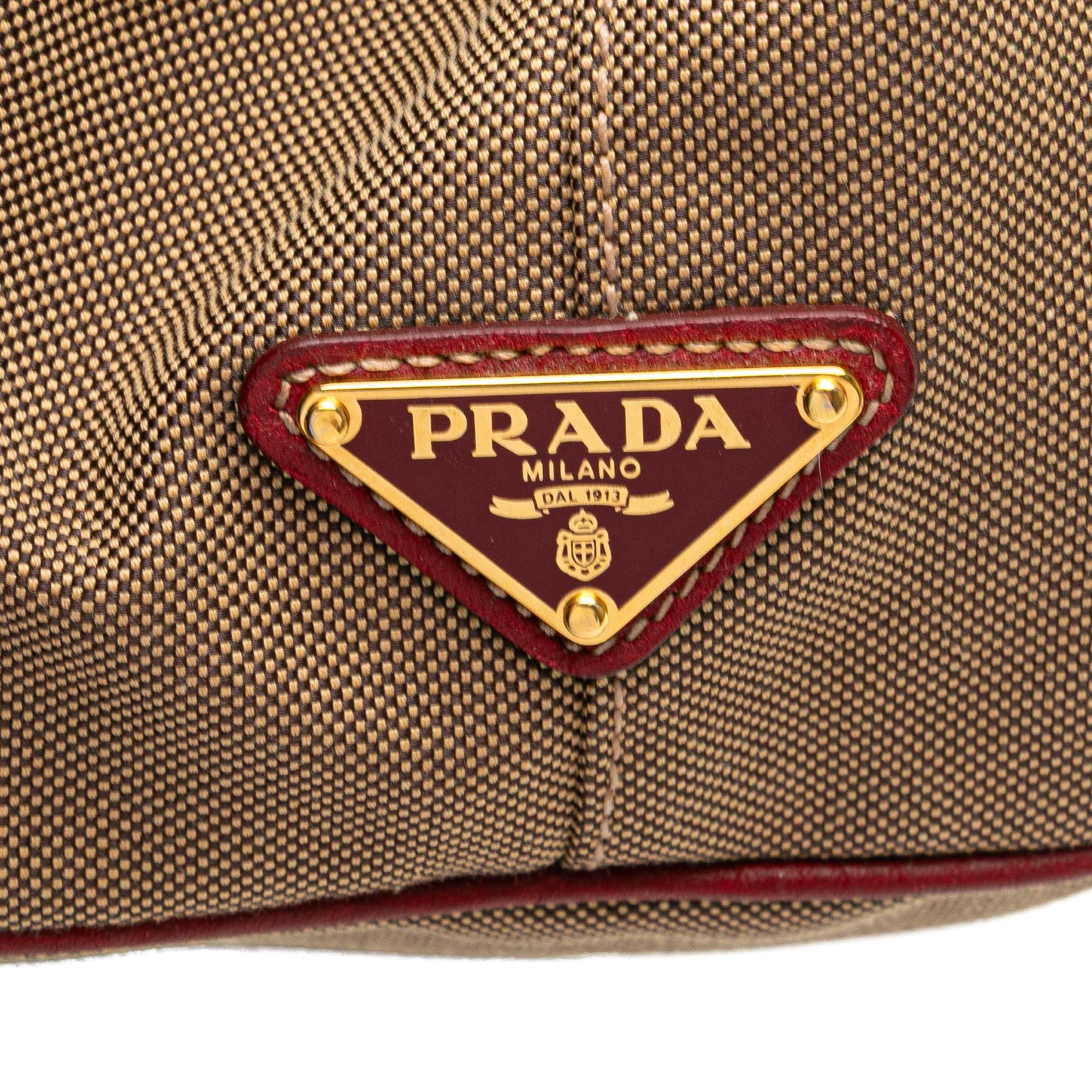 Prada Canvas Canapa Logo Bow Satchel Size ONE SIZE - 6 Thumbnail