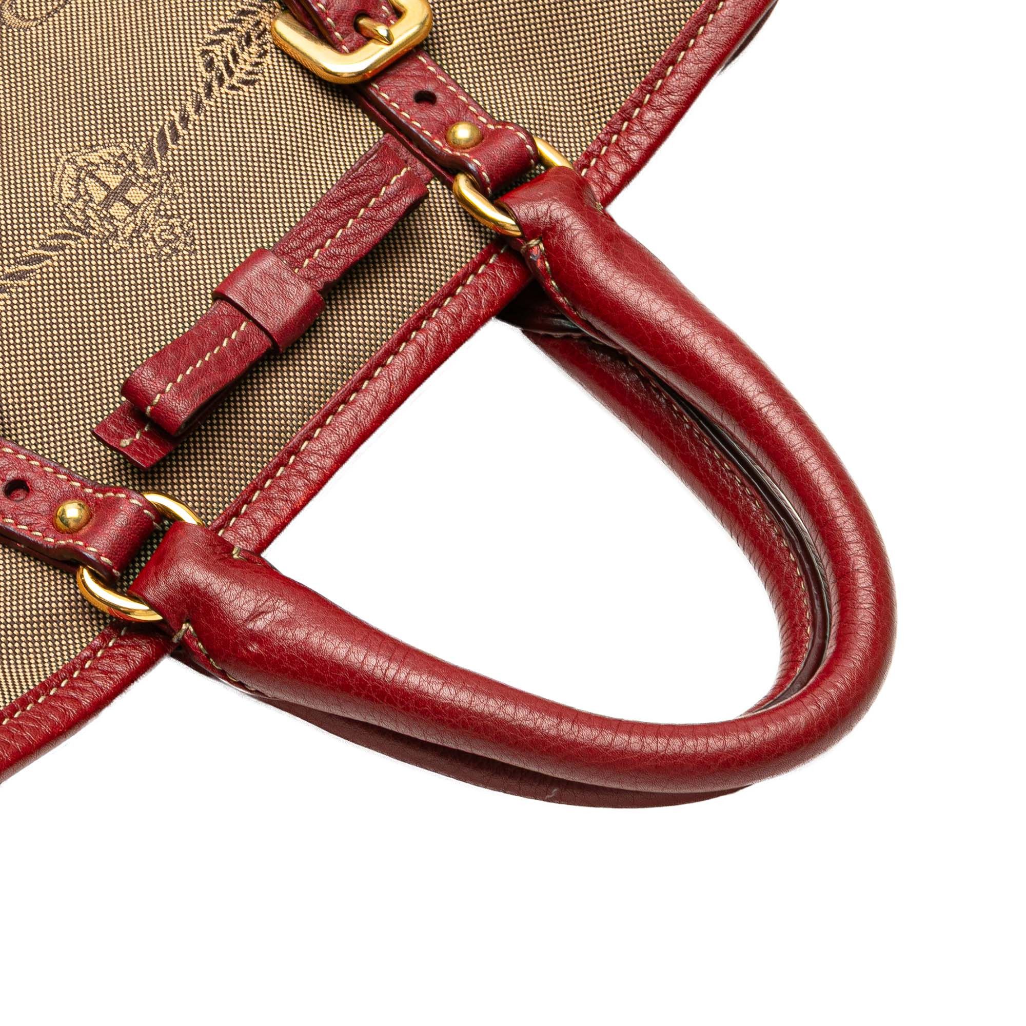 Prada Canvas Canapa Logo Bow Satchel Size ONE SIZE - 9 Thumbnail