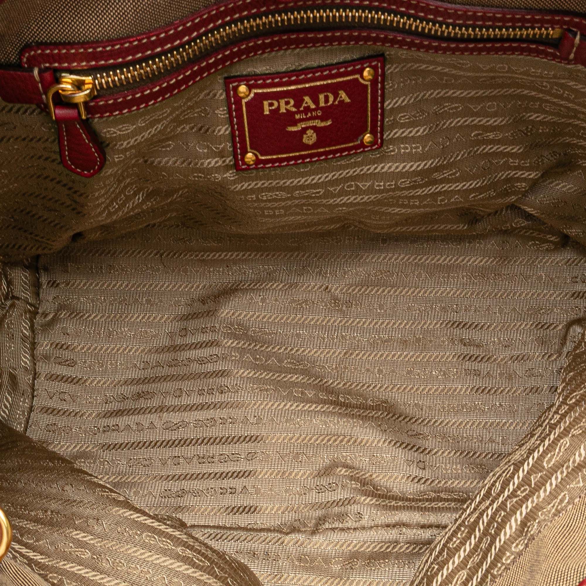 Prada Canvas Canapa Logo Bow Satchel Size ONE SIZE - 4 Thumbnail