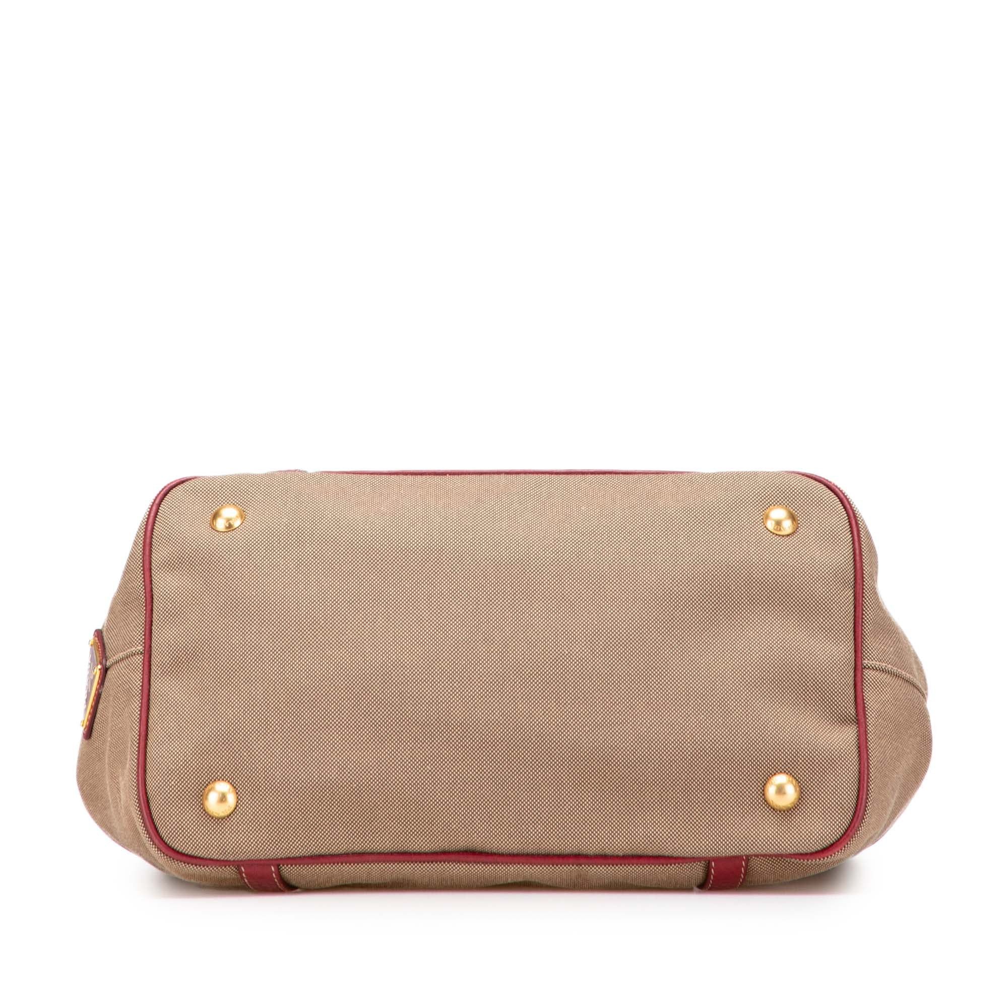 Prada Canvas Canapa Logo Bow Satchel Size ONE SIZE - 3 Thumbnail