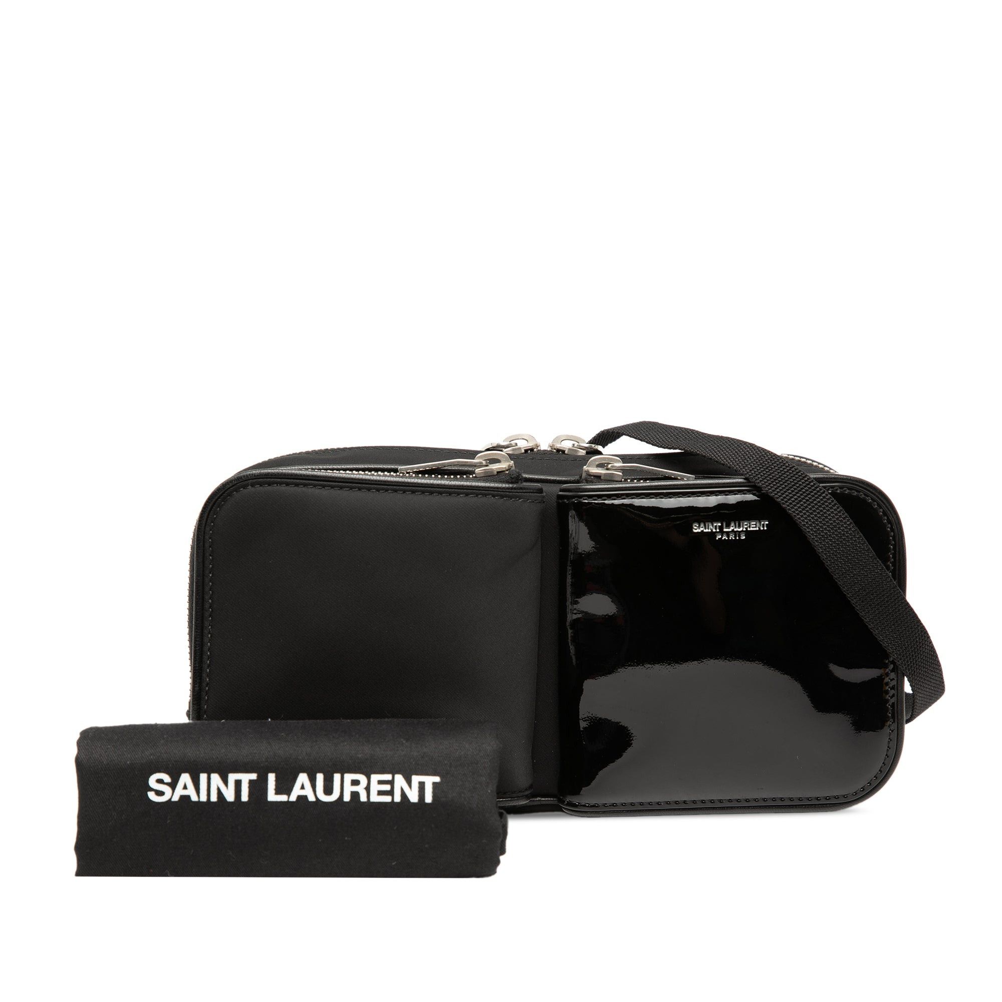 Saint Laurent Paris Nylon and Patent Crossbody Size ONE SIZE - 8 Thumbnail
