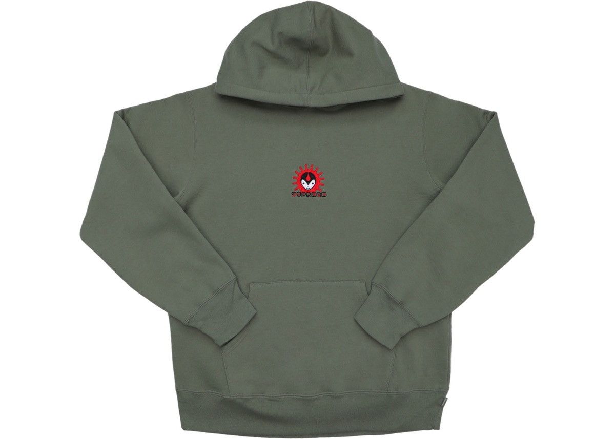 Supreme Supreme vampire hoodie olive green Grailed