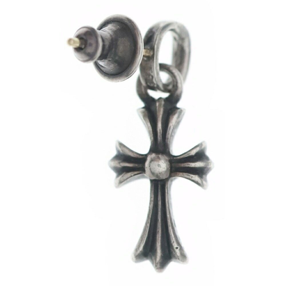 Chrome Hearts Chrome Hearts Baby F Paper Chain Fat Cross Drop Earring Size ONE SIZE - 2 Thumbnail