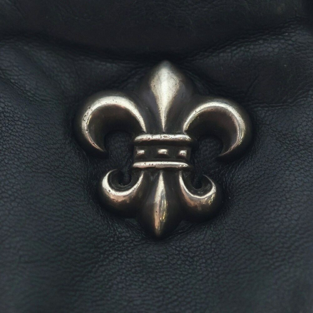 Chrome Hearts Chrome Hearts Phone Pouch BS Fleur Decorated Leather Case Size ONE SIZE - 6 Thumbnail