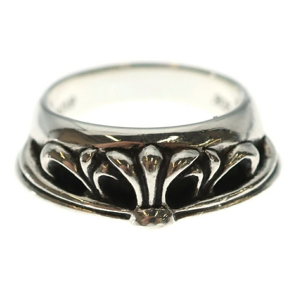 Chrome Hearts Chrome Hearts Half Classic Floral Cross Ring (silver) Size ONE SIZE - 4 Thumbnail