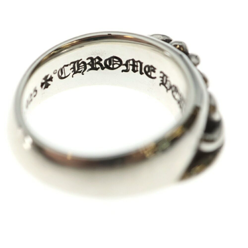 Chrome Hearts Chrome Hearts Half Classic Floral Cross Ring (silver) Size ONE SIZE - 5 Thumbnail