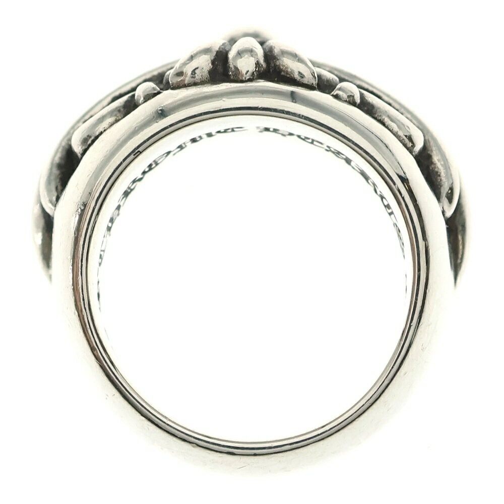 Chrome Hearts Chrome Hearts Half Classic Floral Cross Ring (silver) Size ONE SIZE - 6 Thumbnail