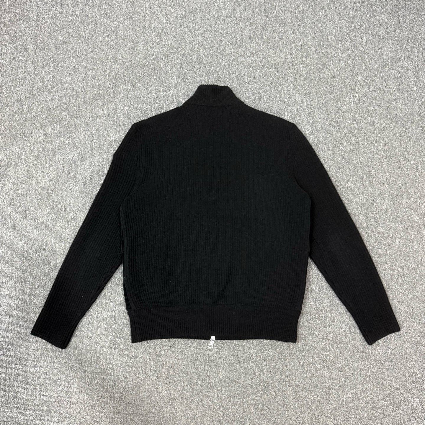 Moncler Moncler Black Velvet Knit Stand Collar Jacket Size S / US 4 / IT 40 - 2 Thumbnail