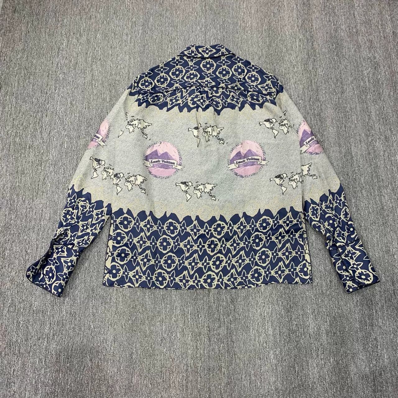 Louis Vuitton LV Pyramid Monogram Print Shirt Jacket Size US L / EU 52-54 / 3 - 2 Thumbnail