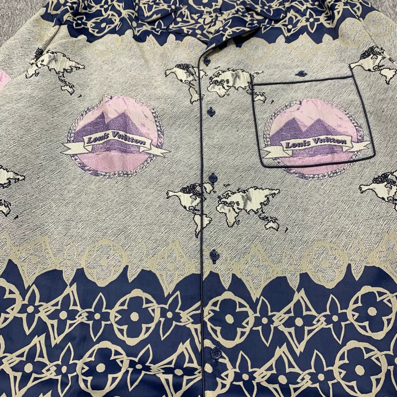 Louis Vuitton LV Pyramid Monogram Print Shirt Jacket Size US L / EU 52-54 / 3 - 9 Thumbnail