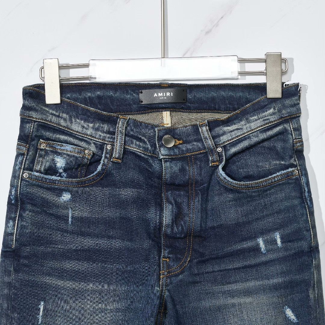 Amiri Amiri Men's Washed Distressed Jeans Size US 30 / EU 46 - 2 Thumbnail