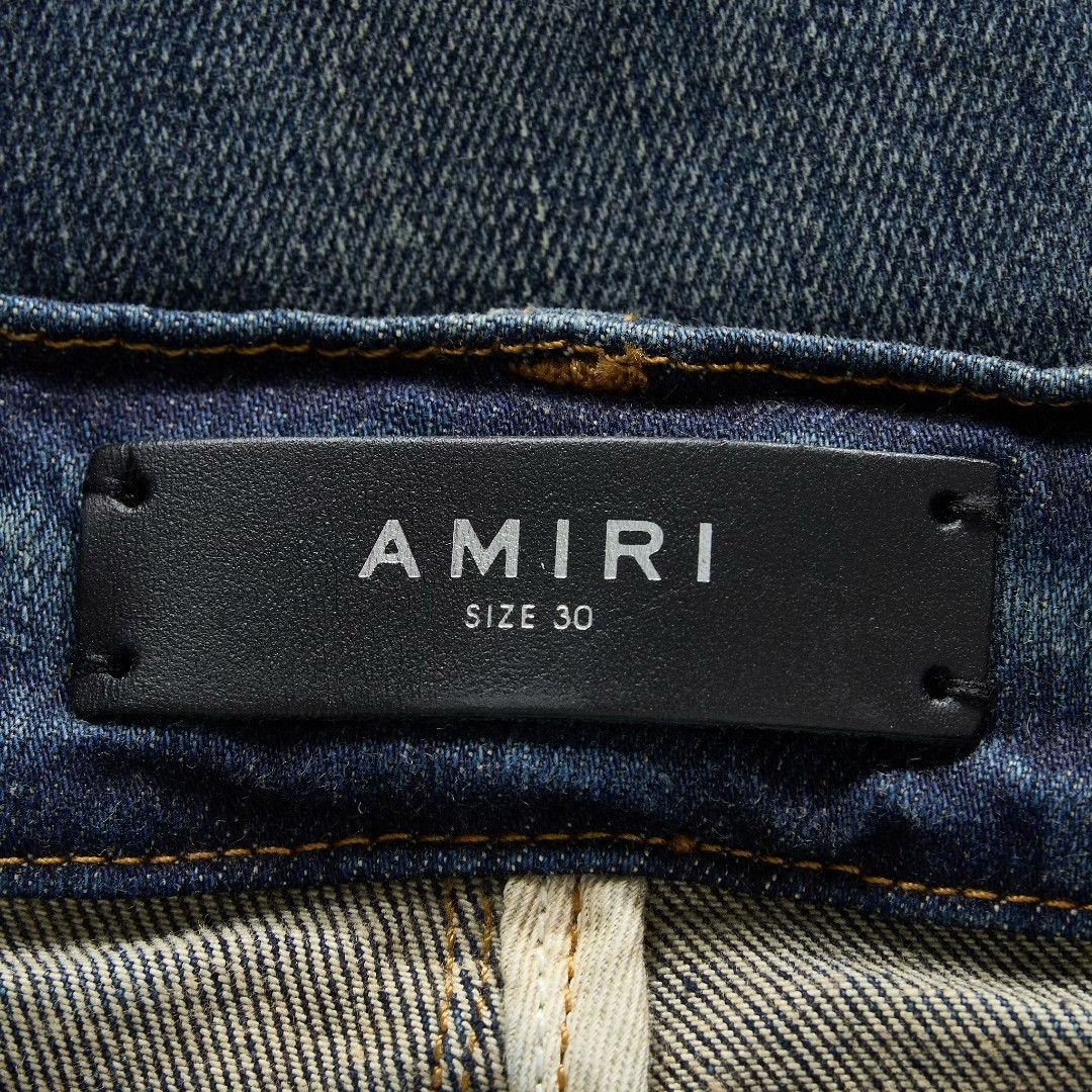 Amiri Amiri Men's Washed Distressed Jeans Size US 30 / EU 46 - 8 Thumbnail