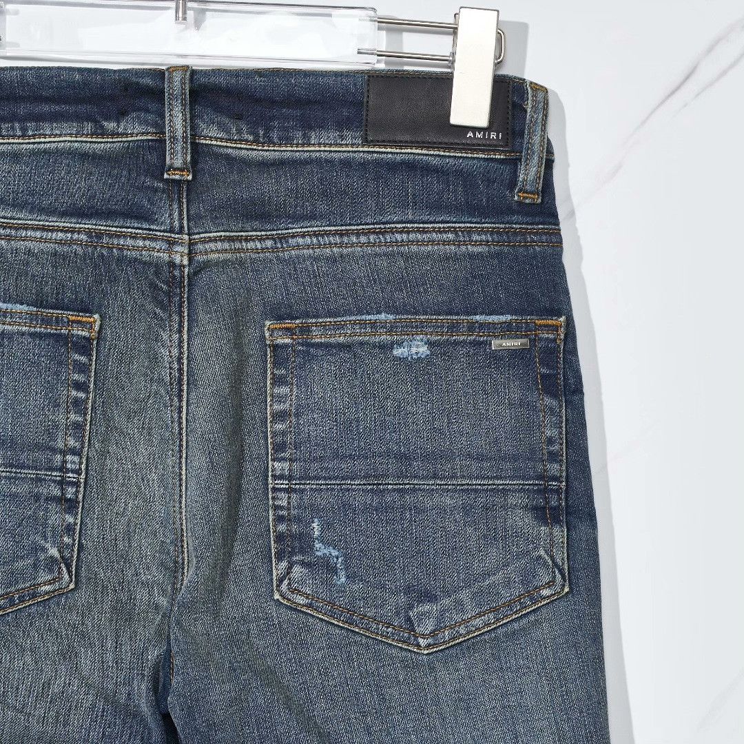 Amiri Amiri Men's Washed Distressed Jeans Size US 30 / EU 46 - 7 Thumbnail