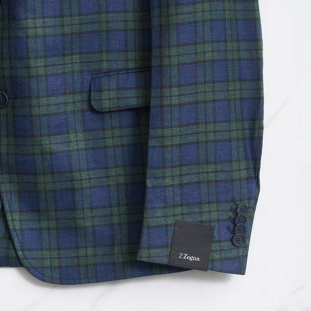Ermenegildo Zegna ZEGNA Men's British Style Patterned Suit Size US L / EU 52-54 / 3 - 3 Thumbnail