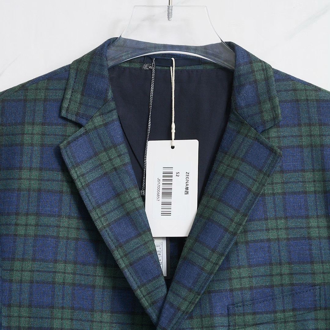 Ermenegildo Zegna ZEGNA Men's British Style Patterned Suit Size US L / EU 52-54 / 3 - 2 Thumbnail