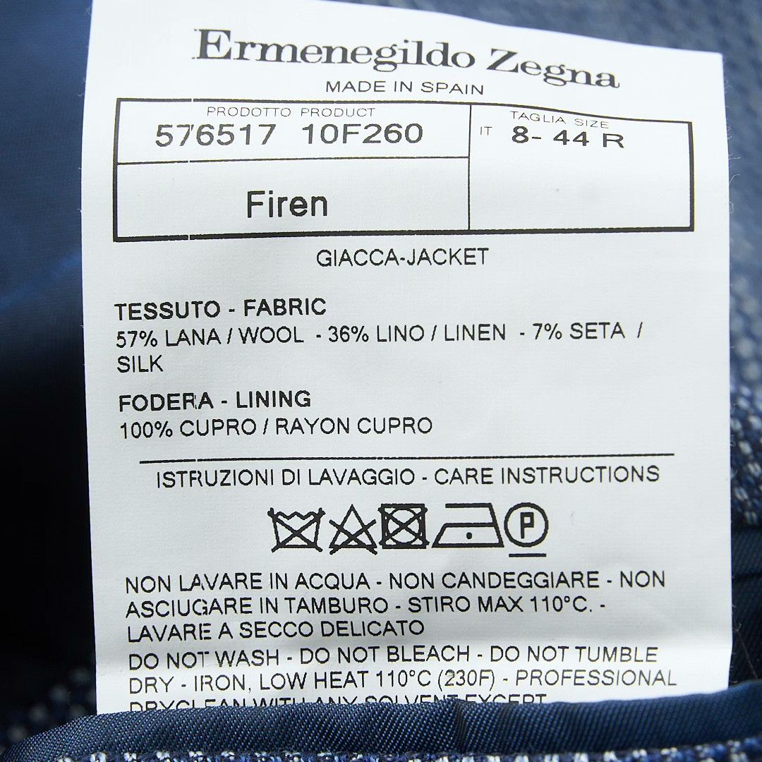 Ermenegildo Zegna ZEGNA Men's High-Count Textured Suit Size US S / EU 44-46 / 1 - 8 Thumbnail