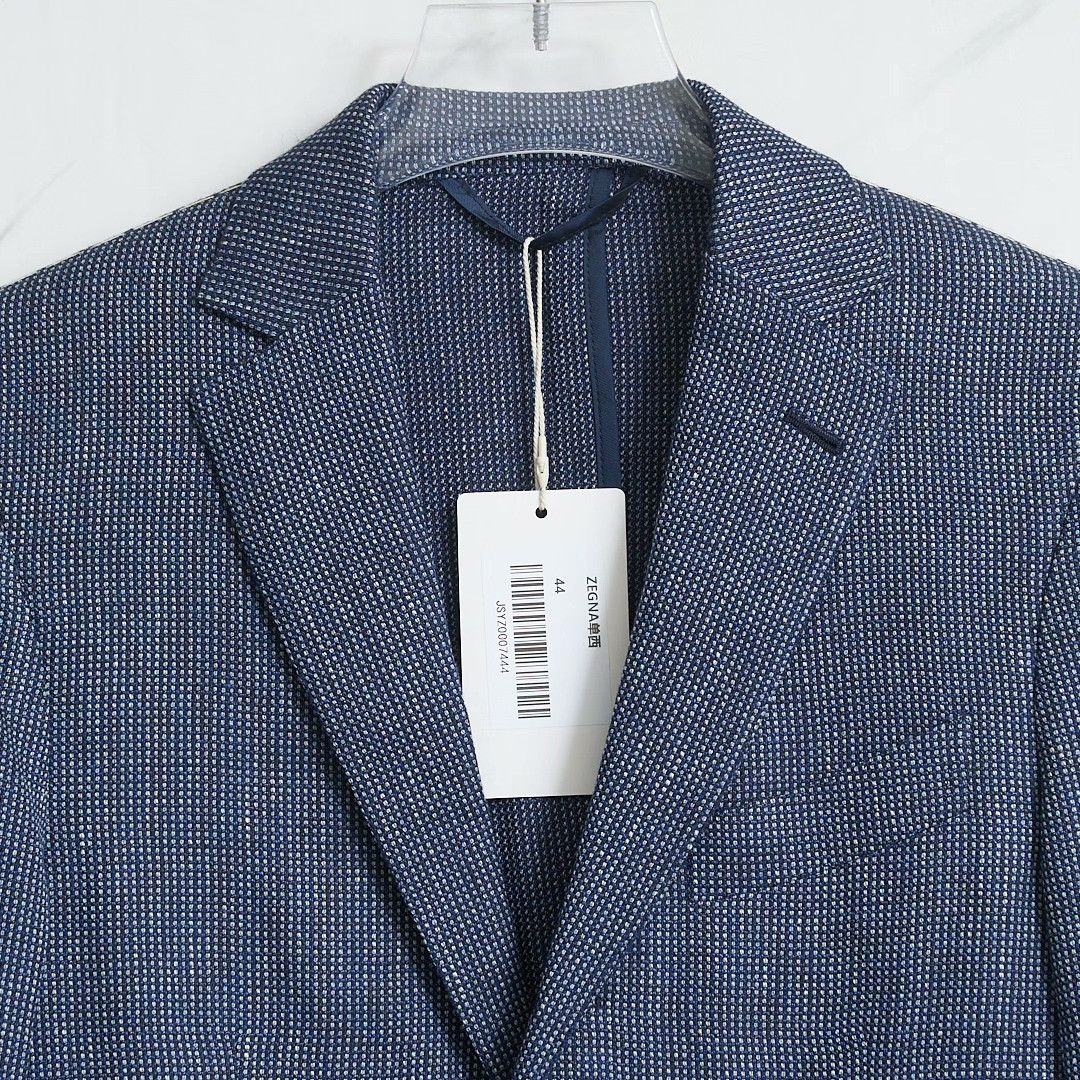 Ermenegildo Zegna ZEGNA Men's High-Count Textured Suit Size US S / EU 44-46 / 1 - 2 Thumbnail
