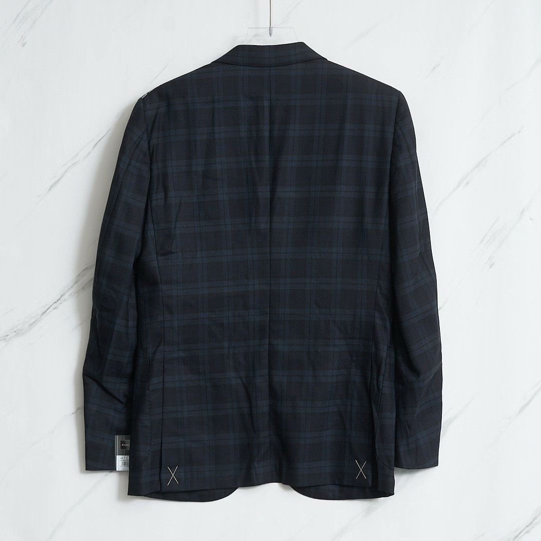 Ermenegildo Zegna ZEGNA Men's Checkered Wool-Silk Suit Size US M / EU 48-50 / 2 - 4 Thumbnail
