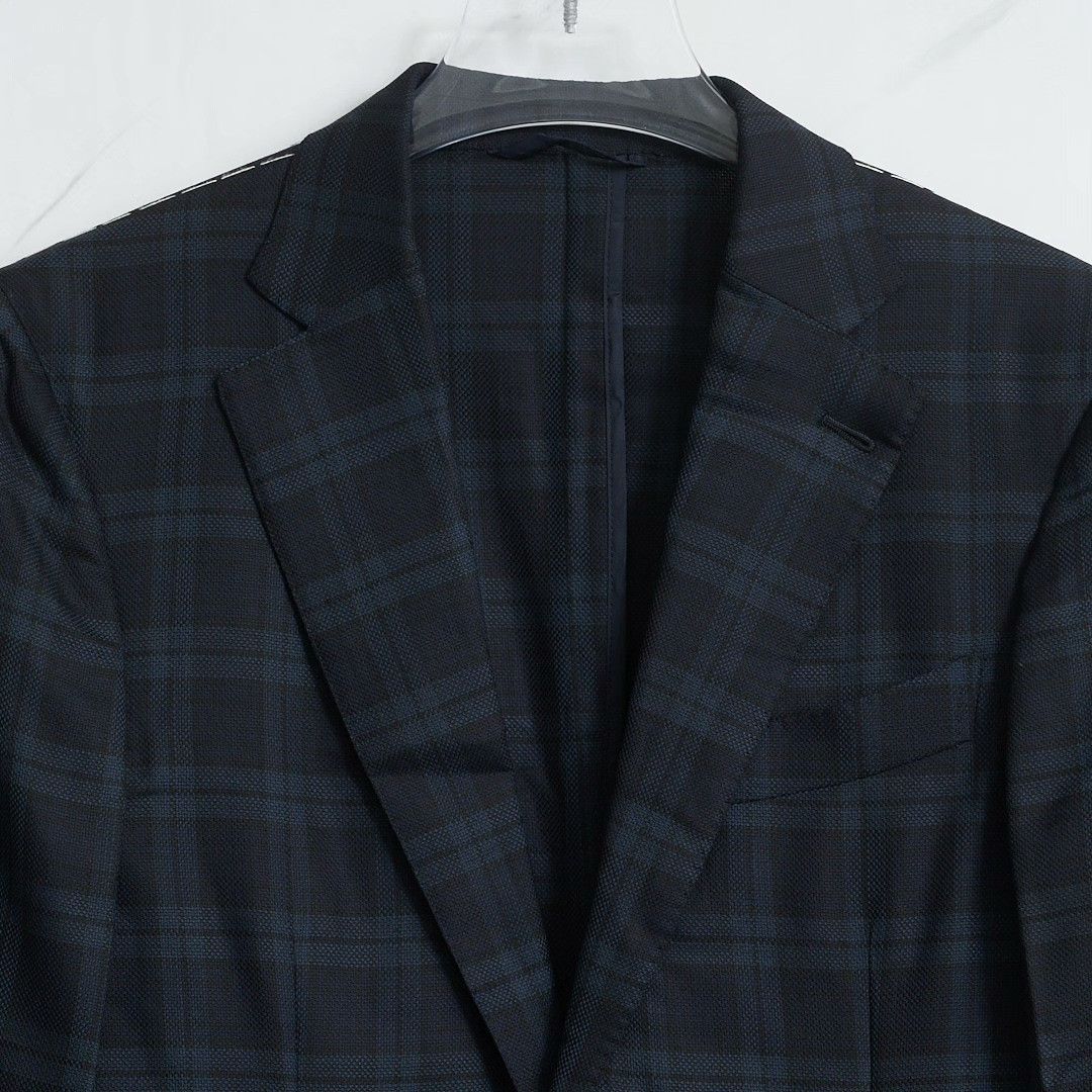 Ermenegildo Zegna ZEGNA Men's Checkered Wool-Silk Suit Size US M / EU 48-50 / 2 - 2 Thumbnail