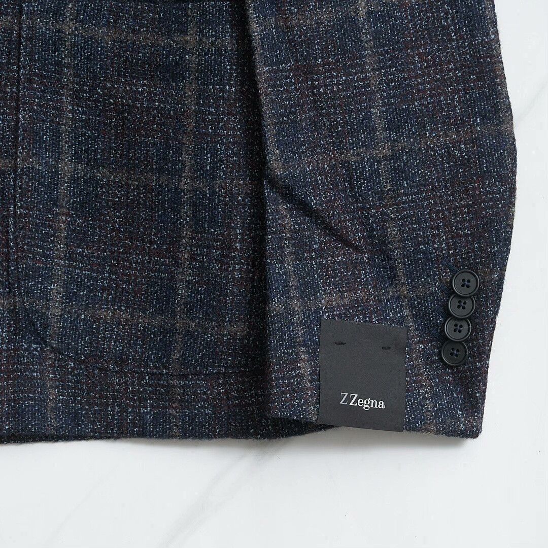 Ermenegildo Zegna ZEGNA Men's Plaid Suit Size US L / EU 52-54 / 3 - 3 Thumbnail