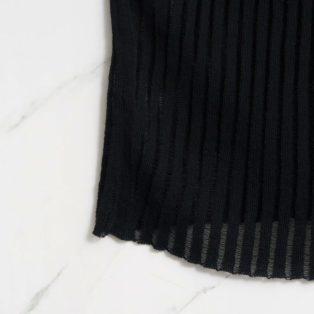 Saint Laurent Paris Saint Laurent Women's Cross Knit Vest Size M / US 6-8 / IT 42-44 - 3 Thumbnail