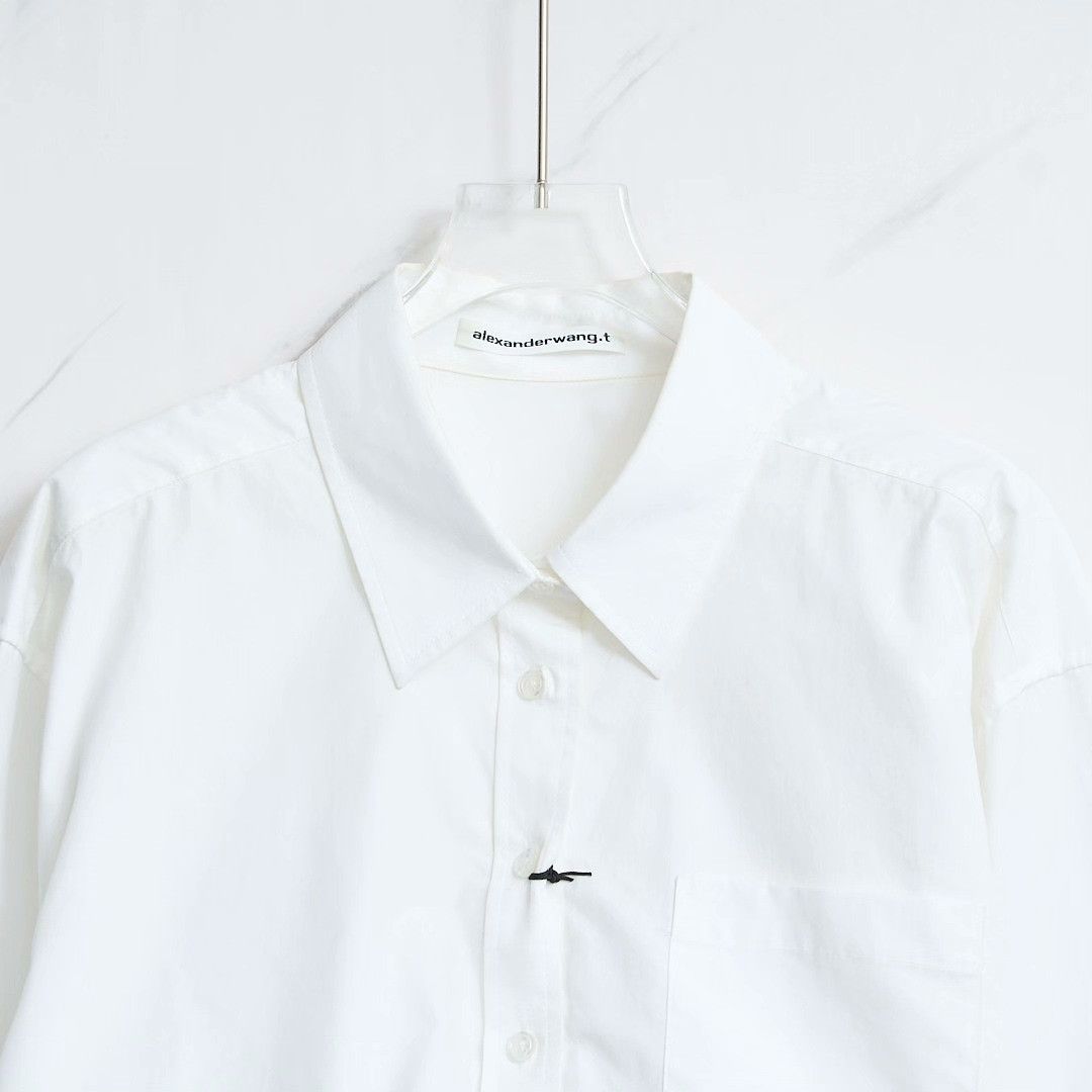 Alexander Wang Alexander Wang Women's Classic Short Shirt Size S / US 4 / IT 40 - 2 Thumbnail