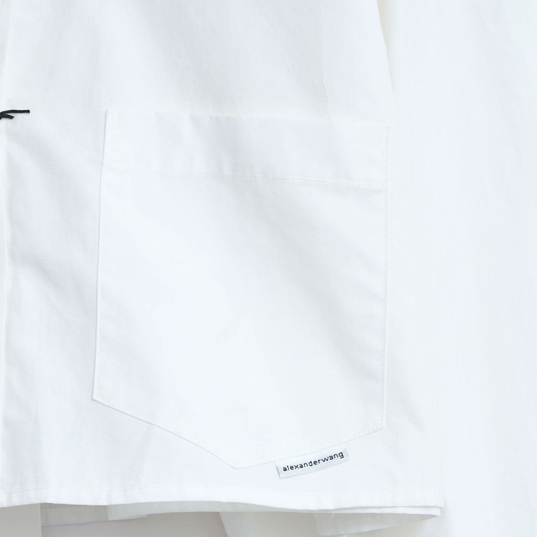 Alexander Wang Alexander Wang Women's Classic Short Shirt Size S / US 4 / IT 40 - 3 Thumbnail