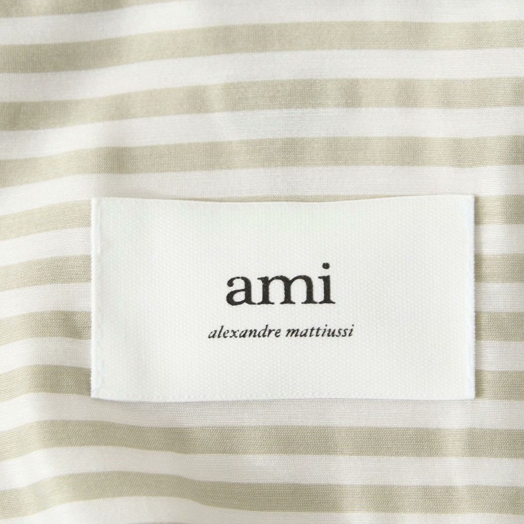 AMI Ami Paris Men's Striped Collar Shirt Size US S / EU 44-46 / 1 - 6 Thumbnail