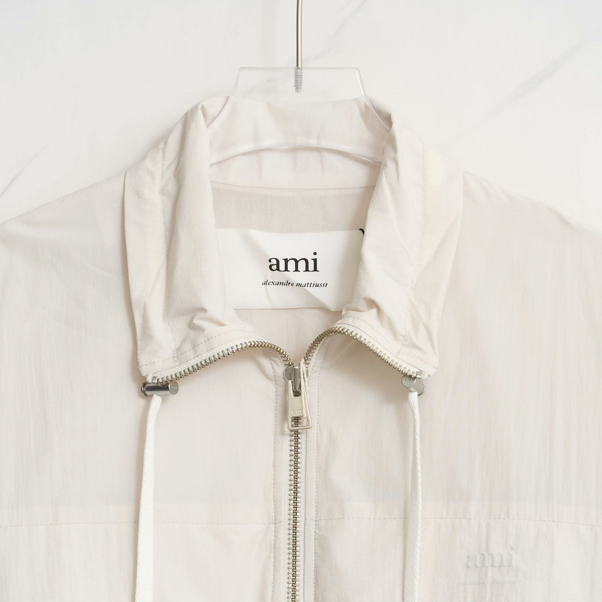 AMI Ami Paris Men's Stand Collar Jacket Size US M / EU 48-50 / 2 - 2 Thumbnail