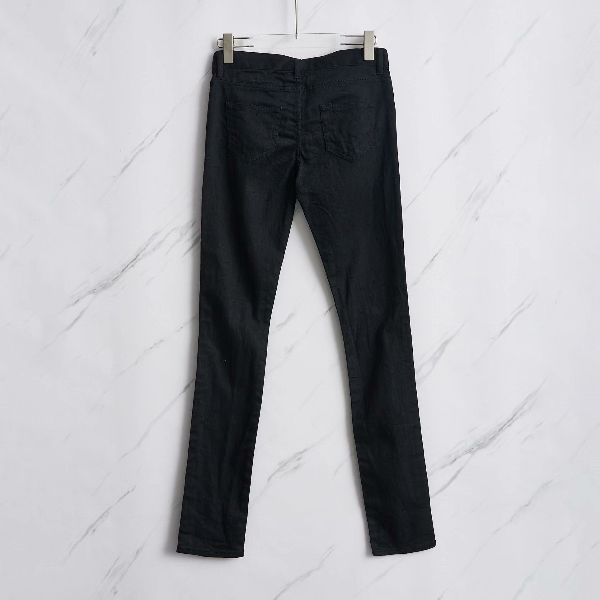 Saint Laurent Paris Saint Laurent Women's Distressed Washed Jeans Size 26" / US 2 / IT 38 - 5 Thumbnail