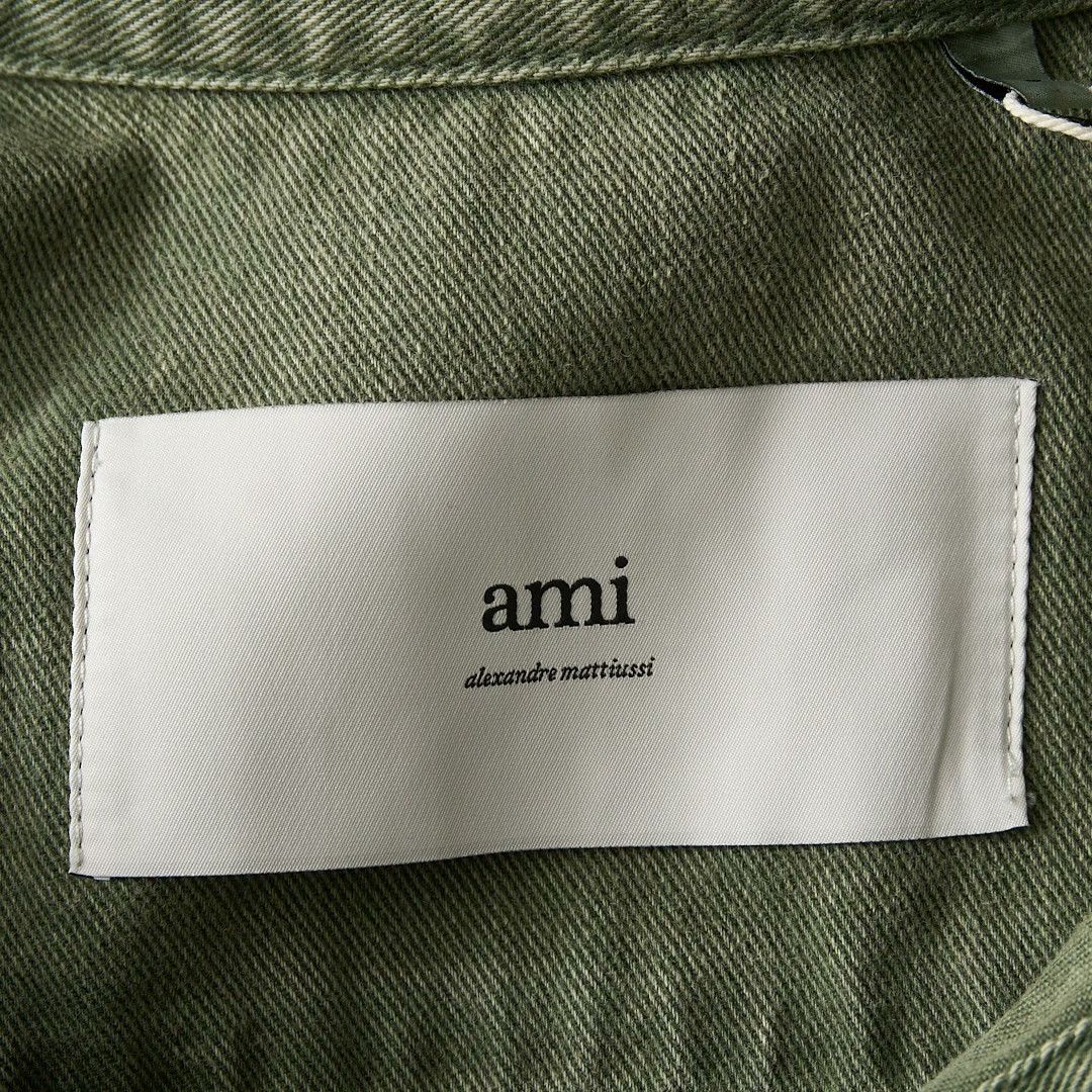AMI Ami Paris Men's Vintage Logo Denim Jacket Size US M / EU 48-50 / 2 - 6 Thumbnail