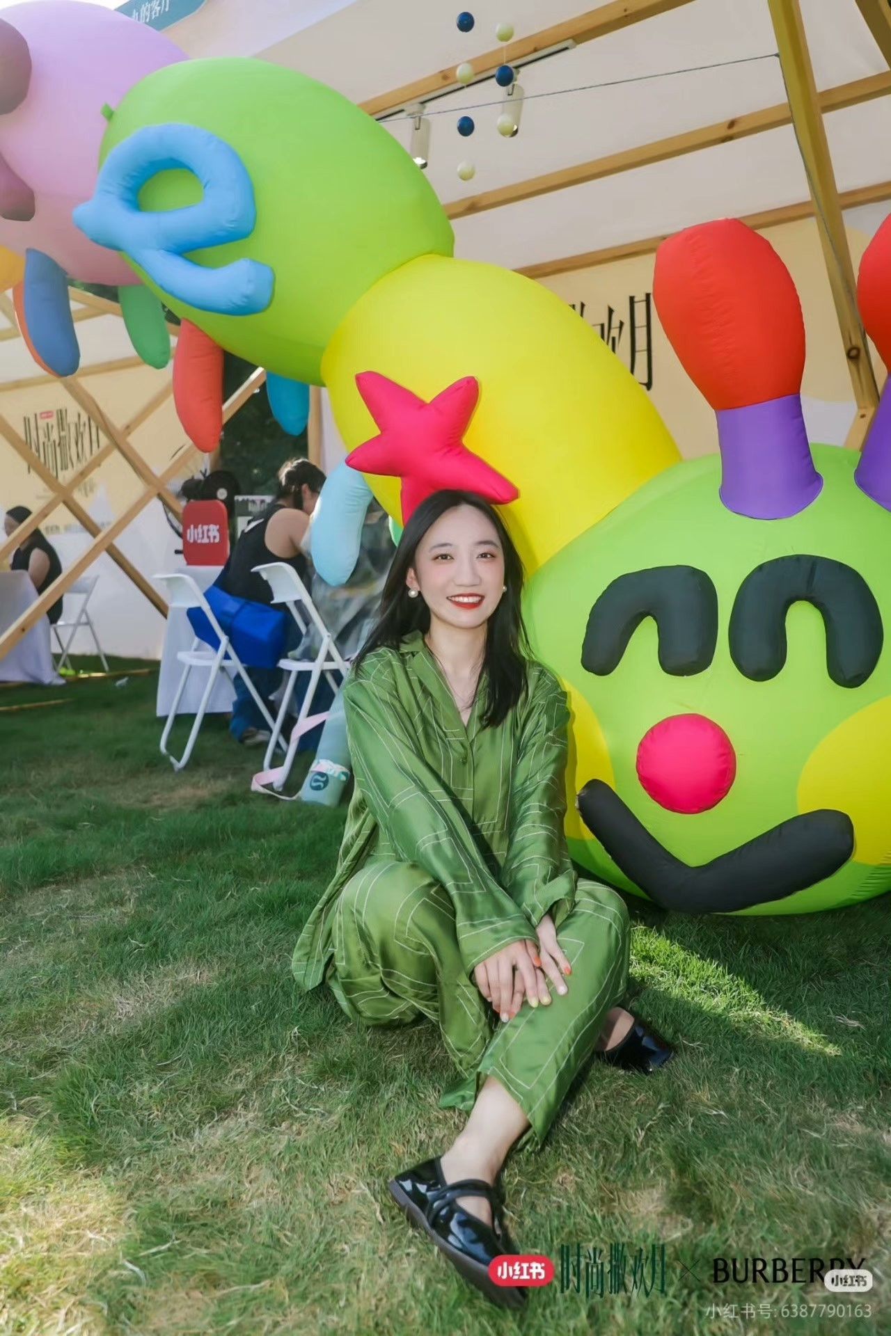 Toteme Toteme Women's Geometric Embroidery Silk Wide-Leg Pants Size 32" / US 10 / IT 46 - 8 Thumbnail