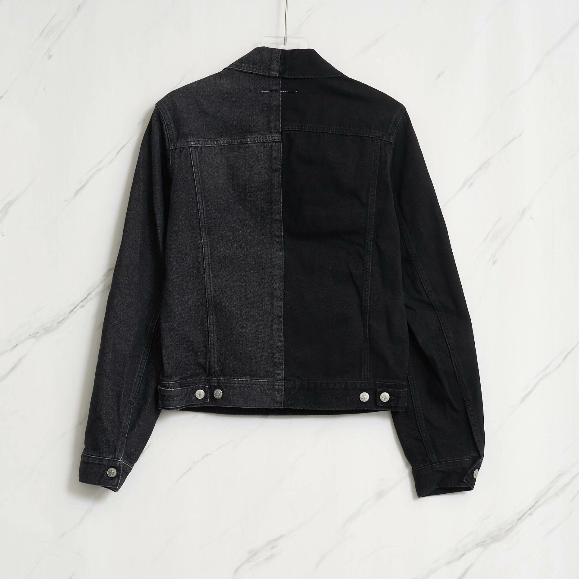 MM6 MM6 Men's Colorblock Denim Jacket Size US S / EU 44-46 / 1 - 6 Thumbnail