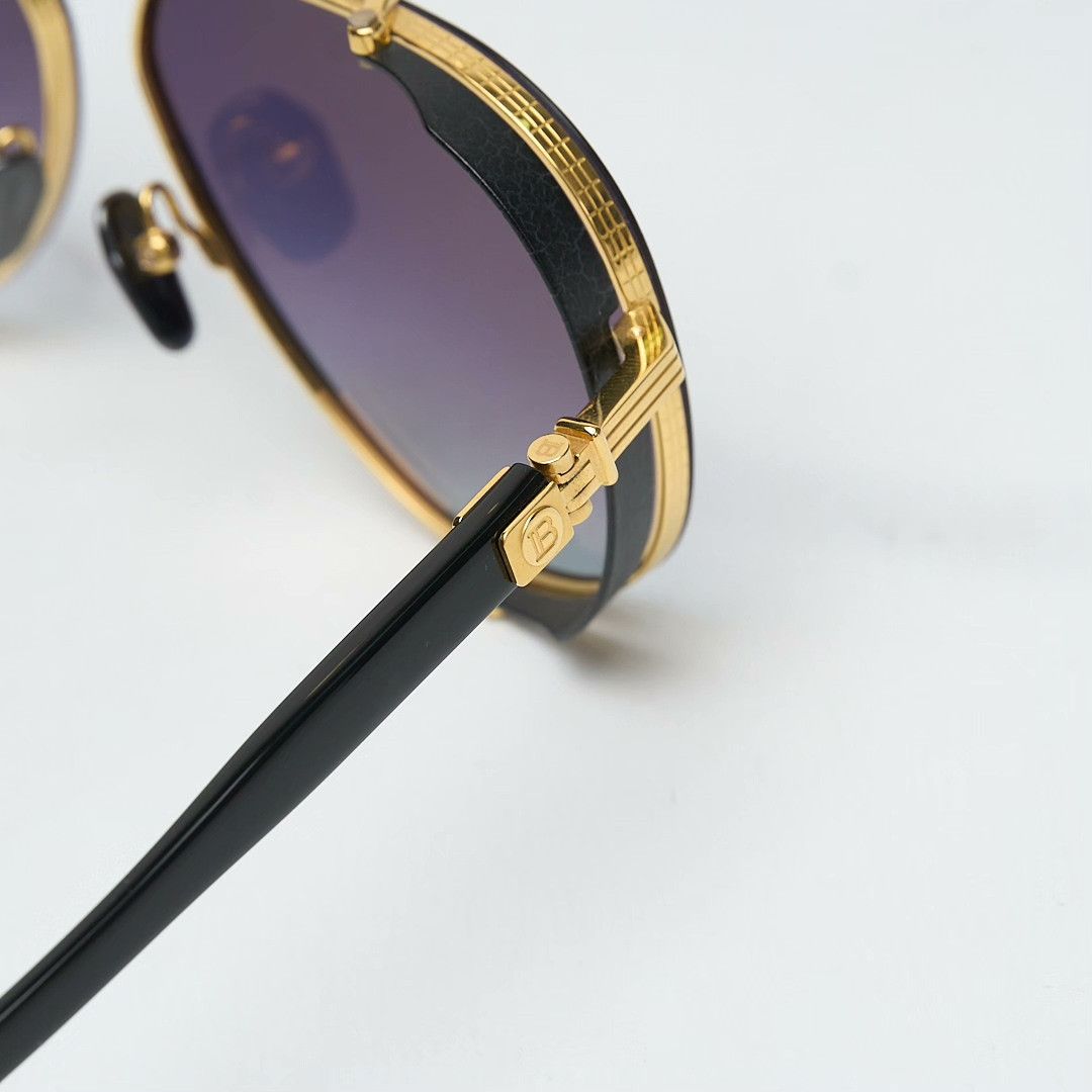 Balmain Balmain Unisex Titanium Sunglasses Size ONE SIZE - 7 Thumbnail