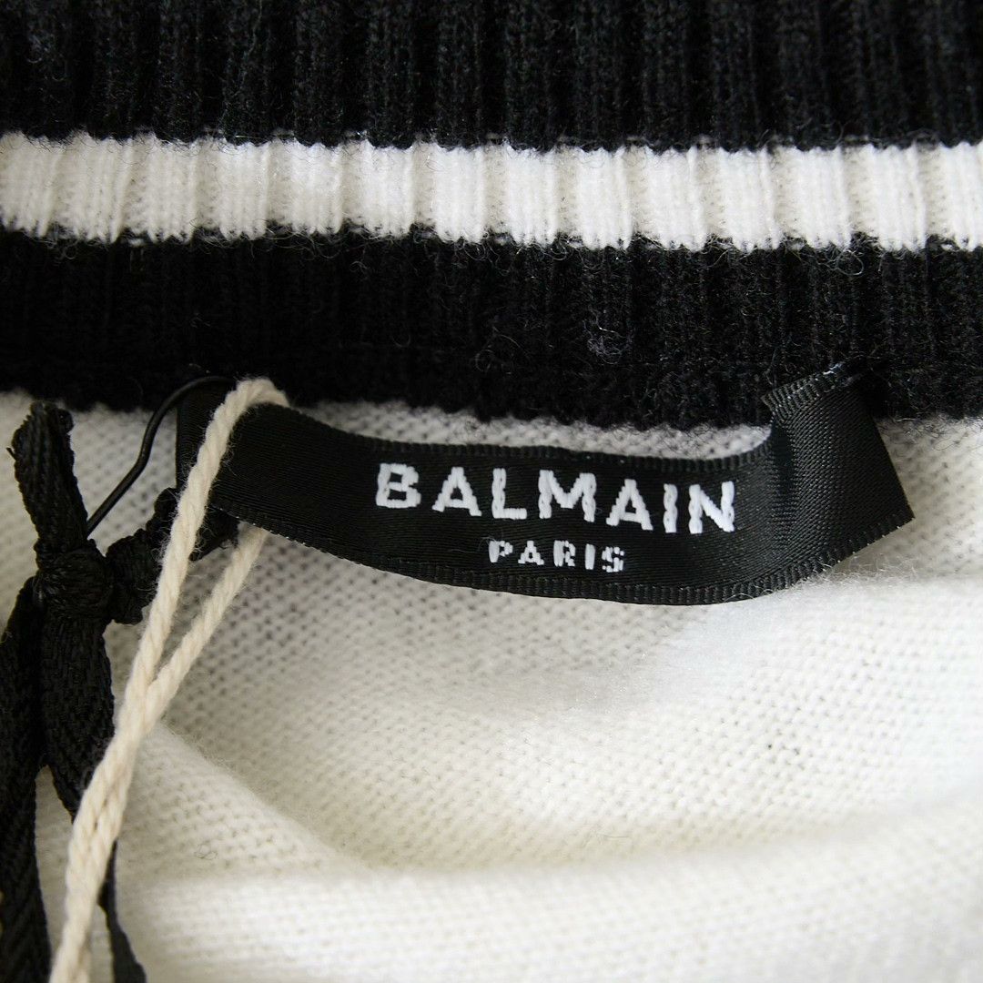 Balmain Balmain Women's Letter Shoulder Pad Knit Size S / US 4 / IT 40 - 7 Thumbnail