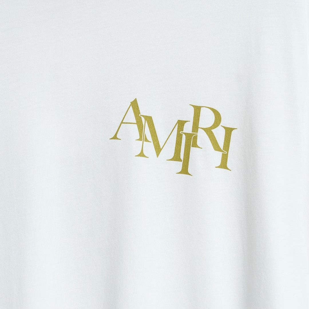 Amiri Amiri Men's Logo Rhinestone Print T-Shirt Size US L / EU 52-54 / 3 - 3 Thumbnail