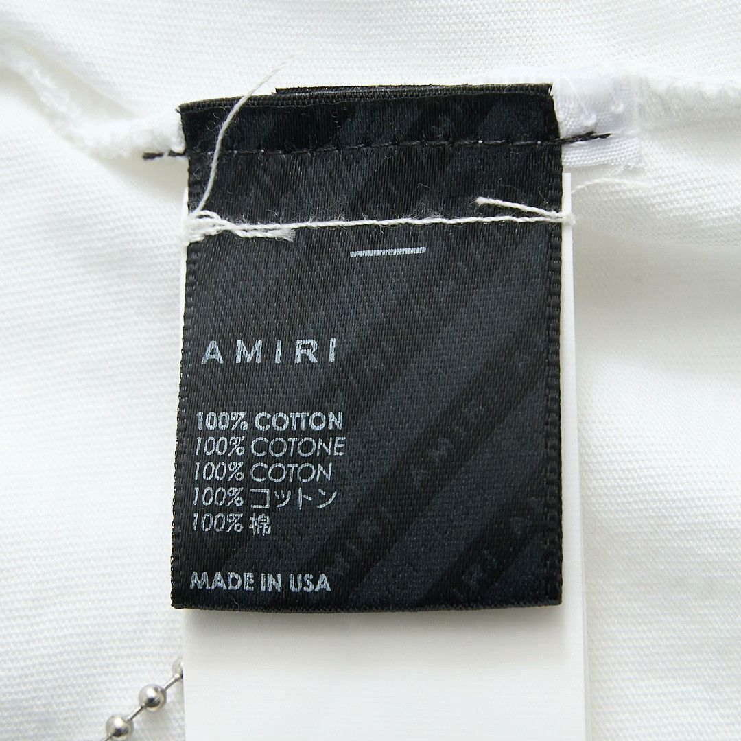 Amiri Amiri Men's Logo Rhinestone Print T-Shirt Size US L / EU 52-54 / 3 - 9 Thumbnail