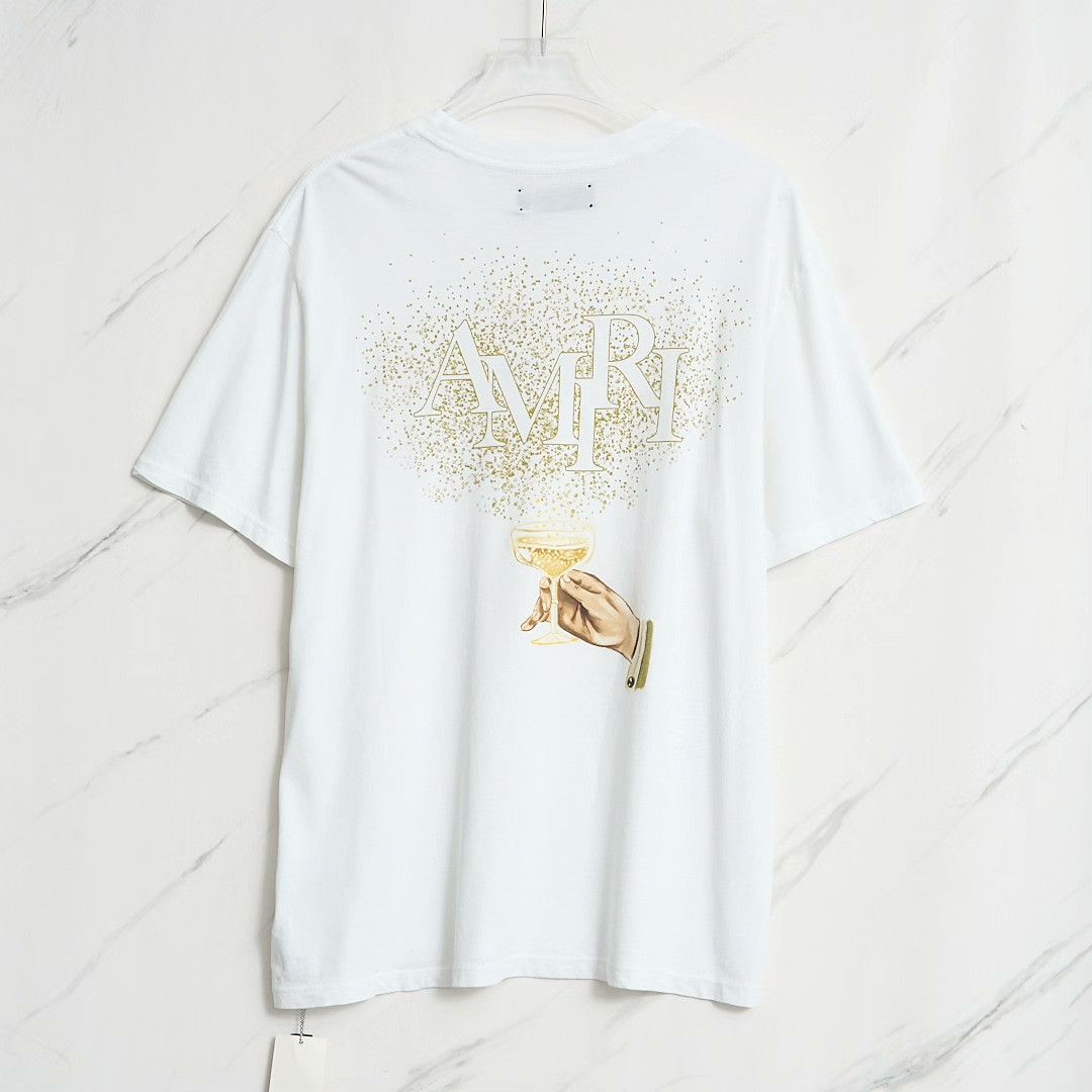 Amiri Amiri Men's Logo Rhinestone Print T-Shirt Size US L / EU 52-54 / 3 - 6 Thumbnail