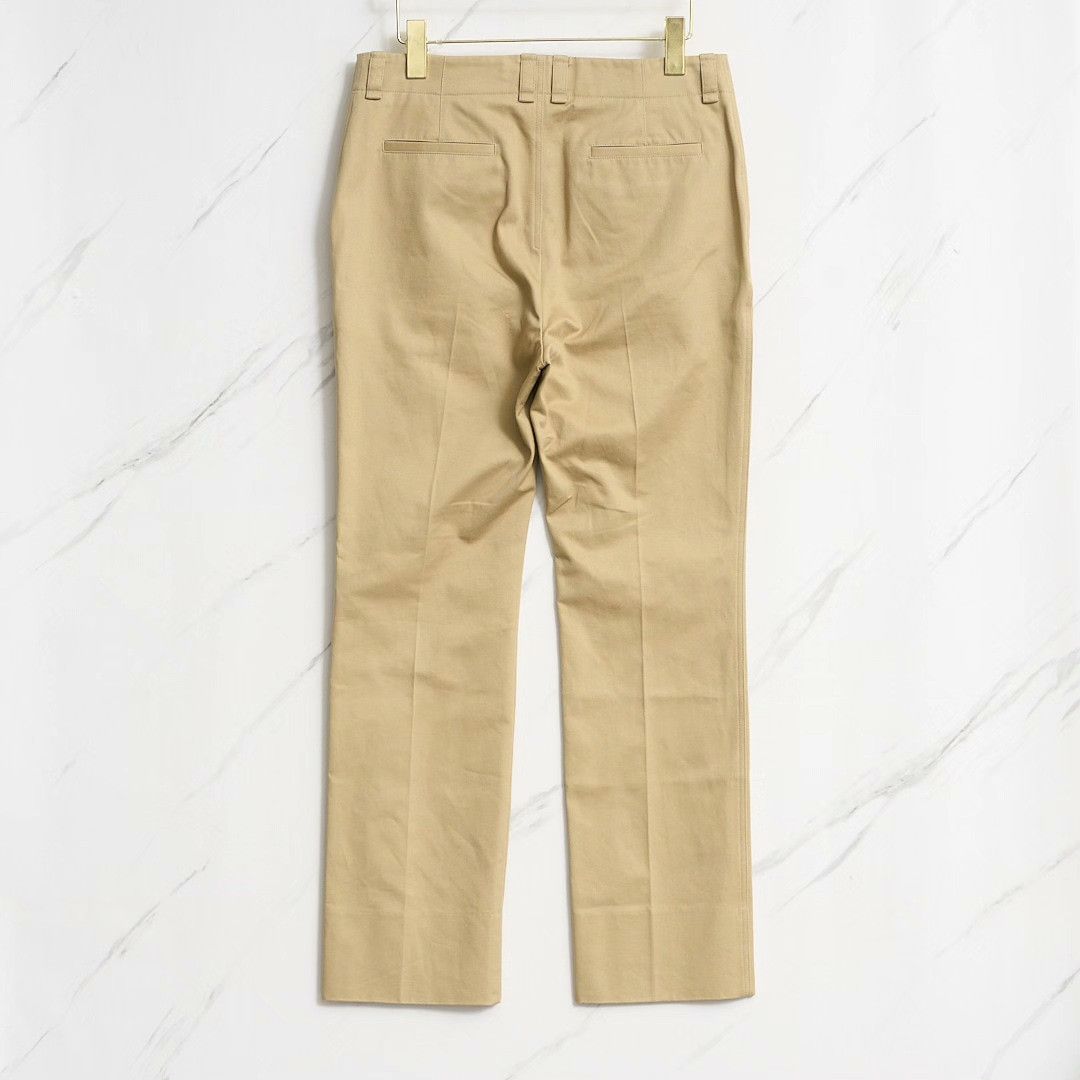 Saint Laurent Paris Saint Laurent Women's Cotton Straight Casual Pants Size 40" / US 18 - 4 Thumbnail