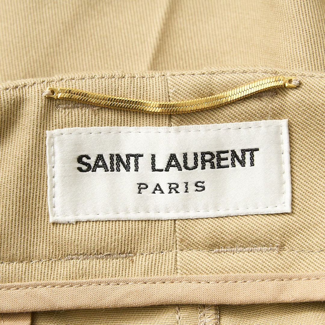 Saint Laurent Paris Saint Laurent Women's Cotton Straight Casual Pants Size 40" / US 18 - 6 Thumbnail