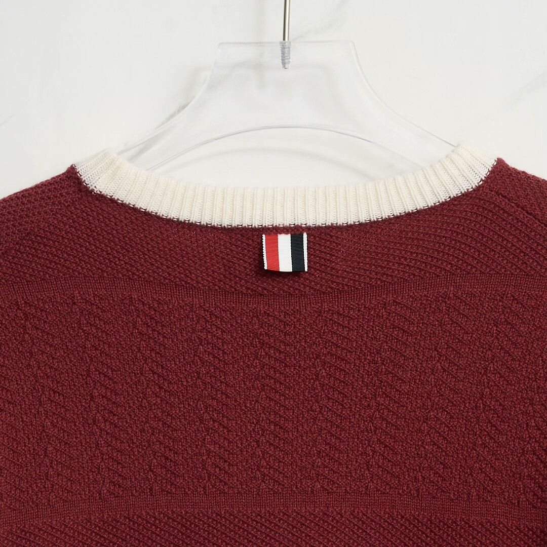 Thom Browne Thom Browne Men's Jacquard Stripe Sweater Size US M / EU 48-50 / 2 - 5 Thumbnail