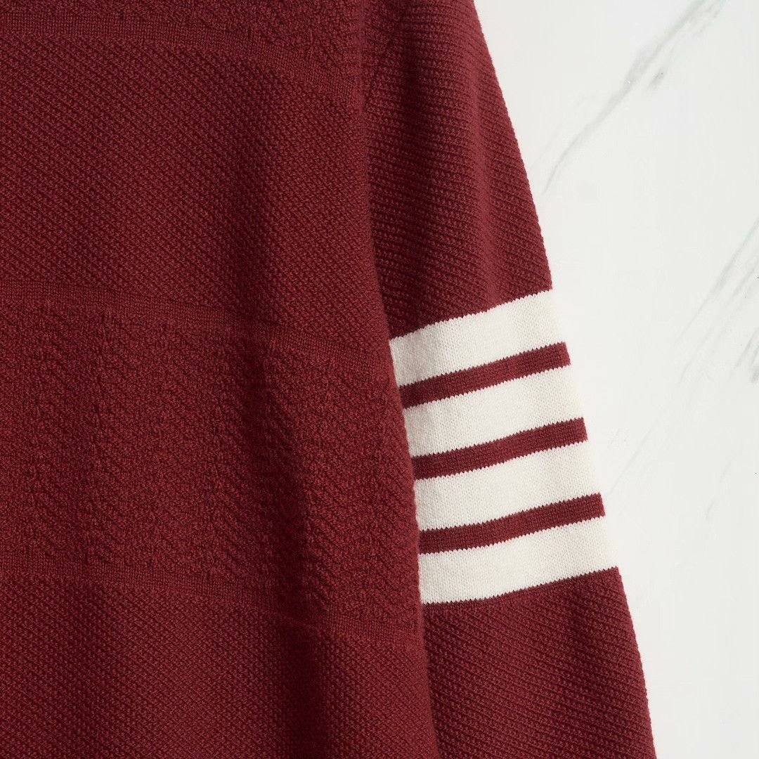 Thom Browne Thom Browne Men's Jacquard Stripe Sweater Size US M / EU 48-50 / 2 - 3 Thumbnail