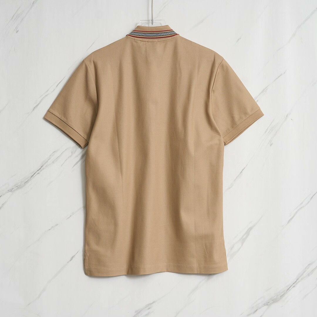 Burberry Burberry Men's Logo Embroidered Stripe Polo Size US M / EU 48-50 / 2 - 5 Thumbnail