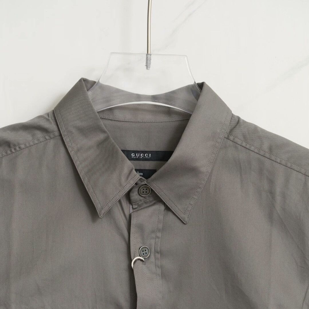 Gucci Gucci Men's Workwear Long-Sleeve Shirt Size US XXS / EU 40 - 2 Thumbnail